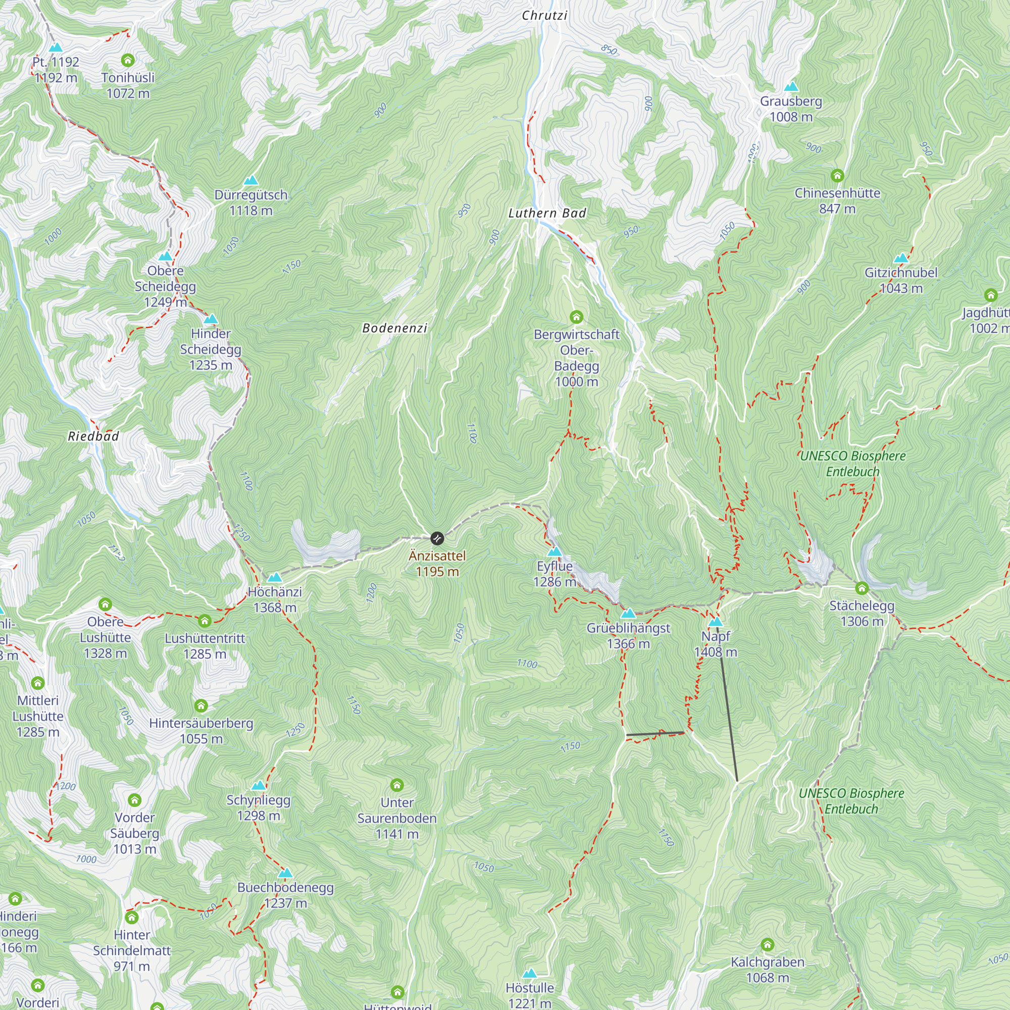 Wirtschaft Niederenzi map