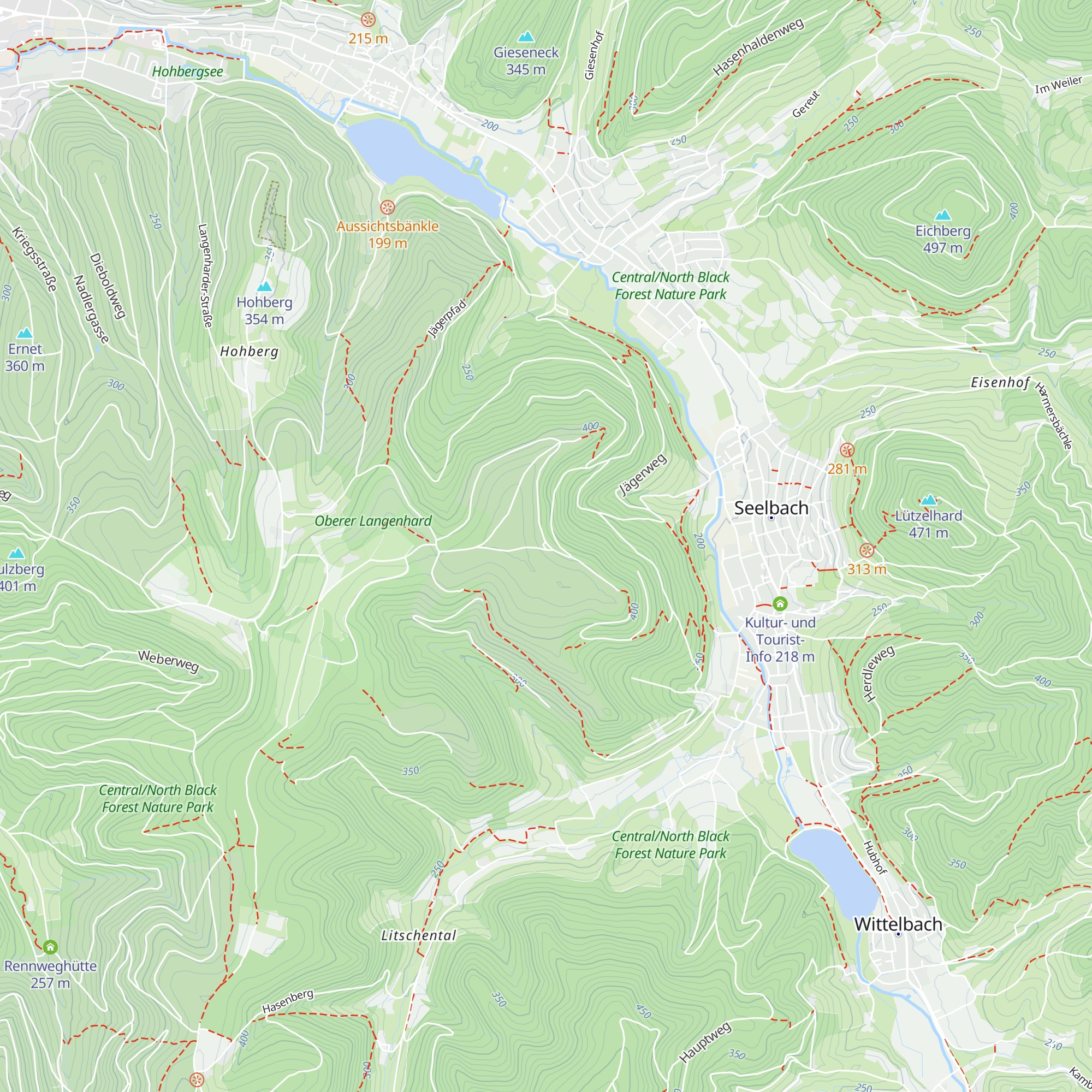 Lauenberghütte map