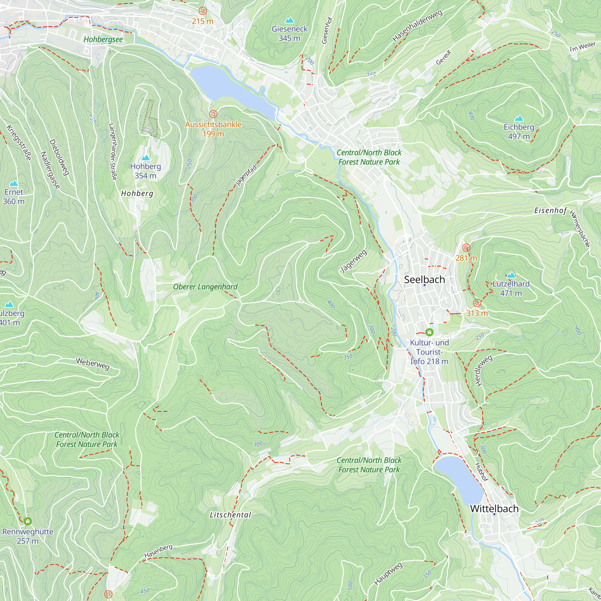 Lauenberghütte map