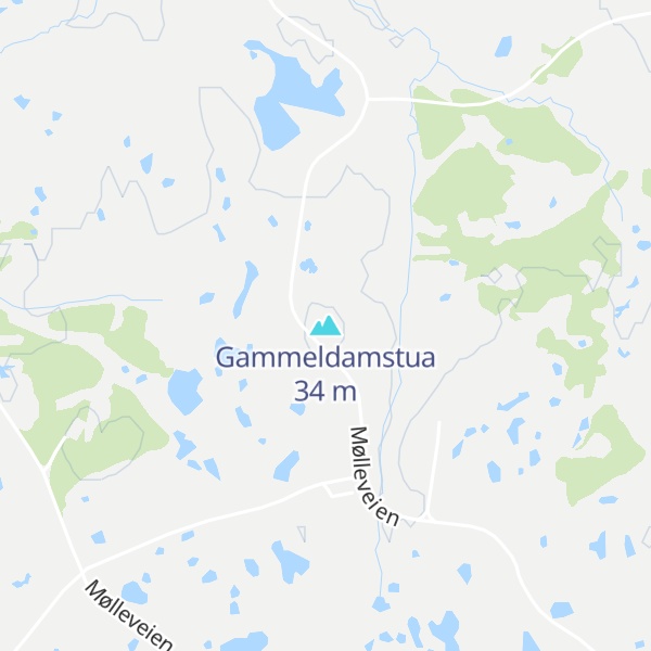 Map of Gammeldamstua