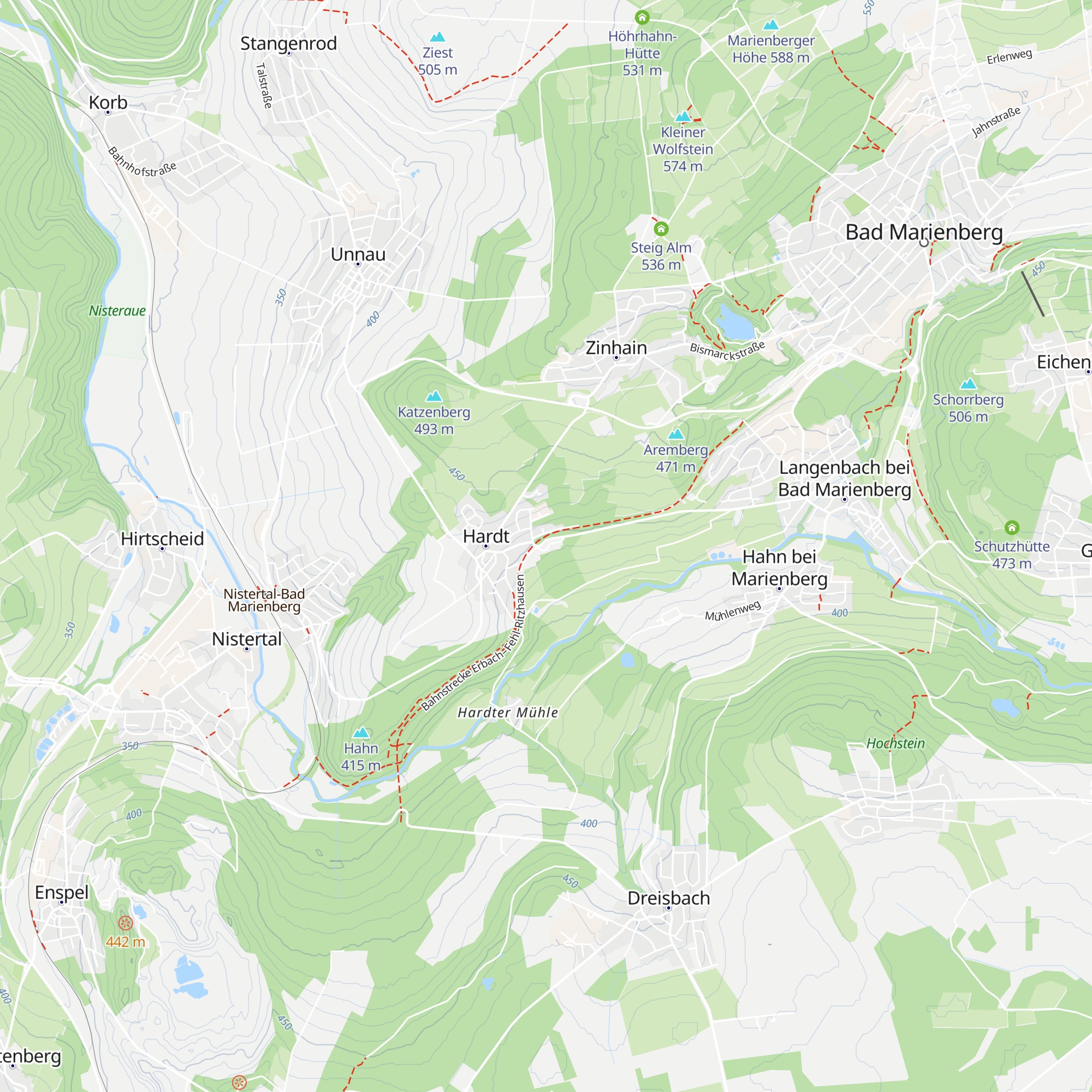 Schinderhanneshütte am Sportplatz map