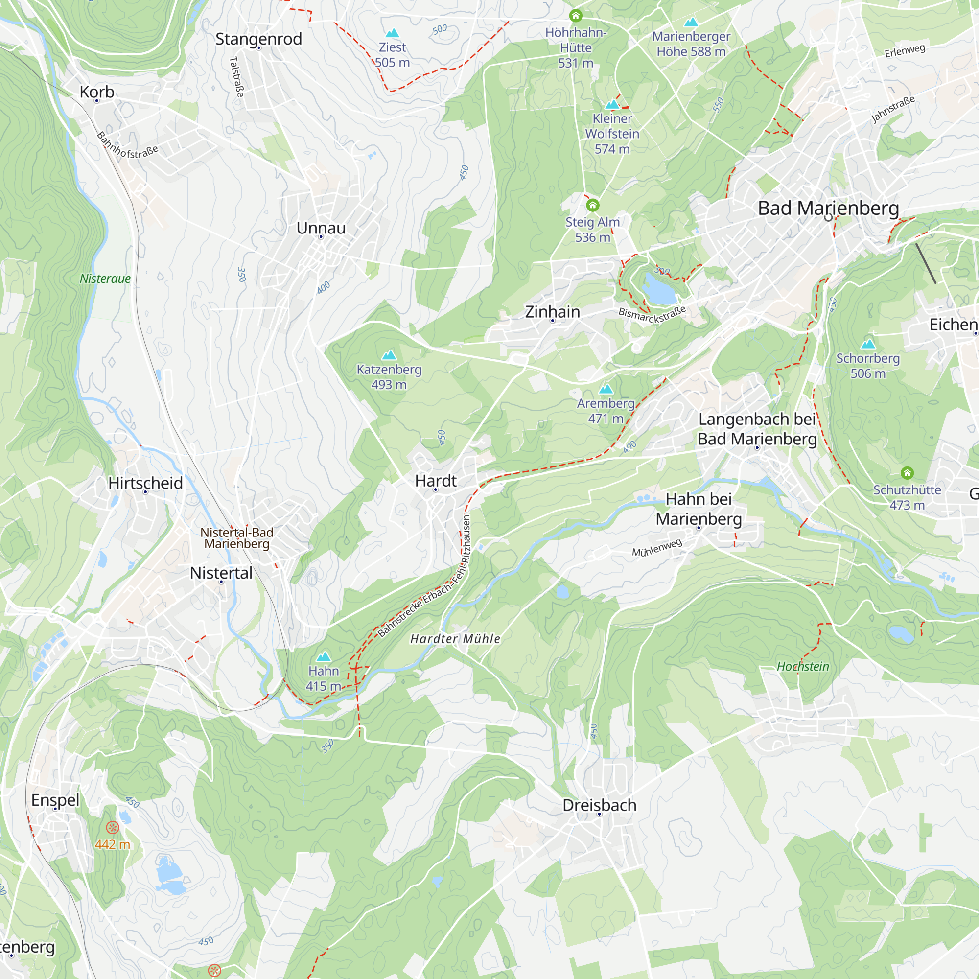 Schinderhanneshütte am Sportplatz map