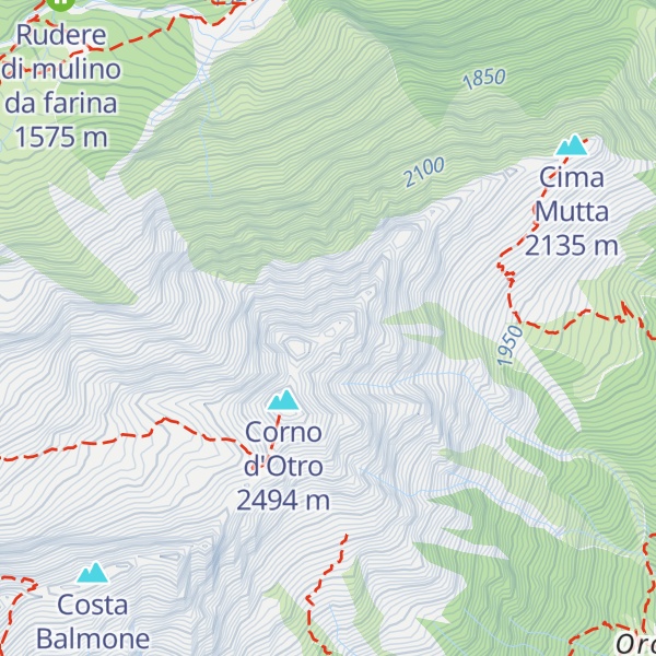 Map of Cima il Craco