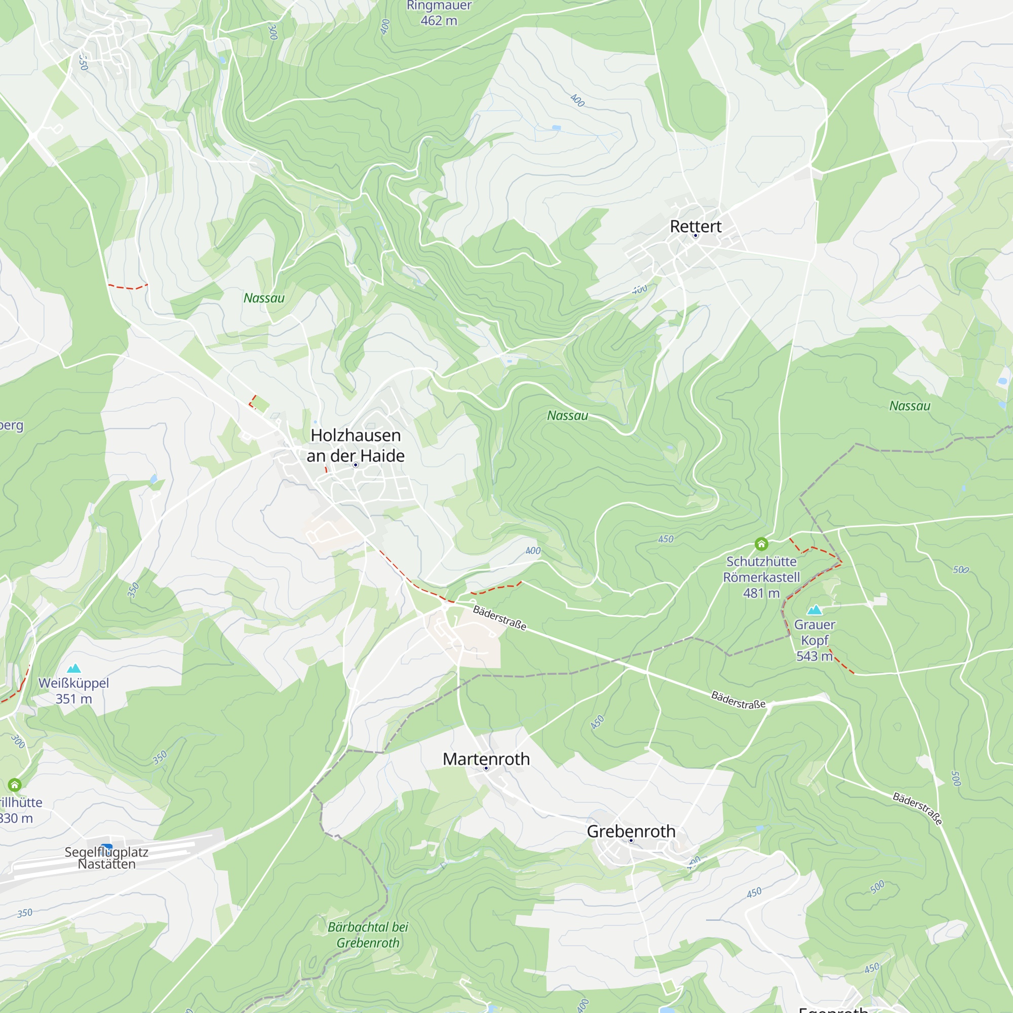 Grillhütte Holzhausen map