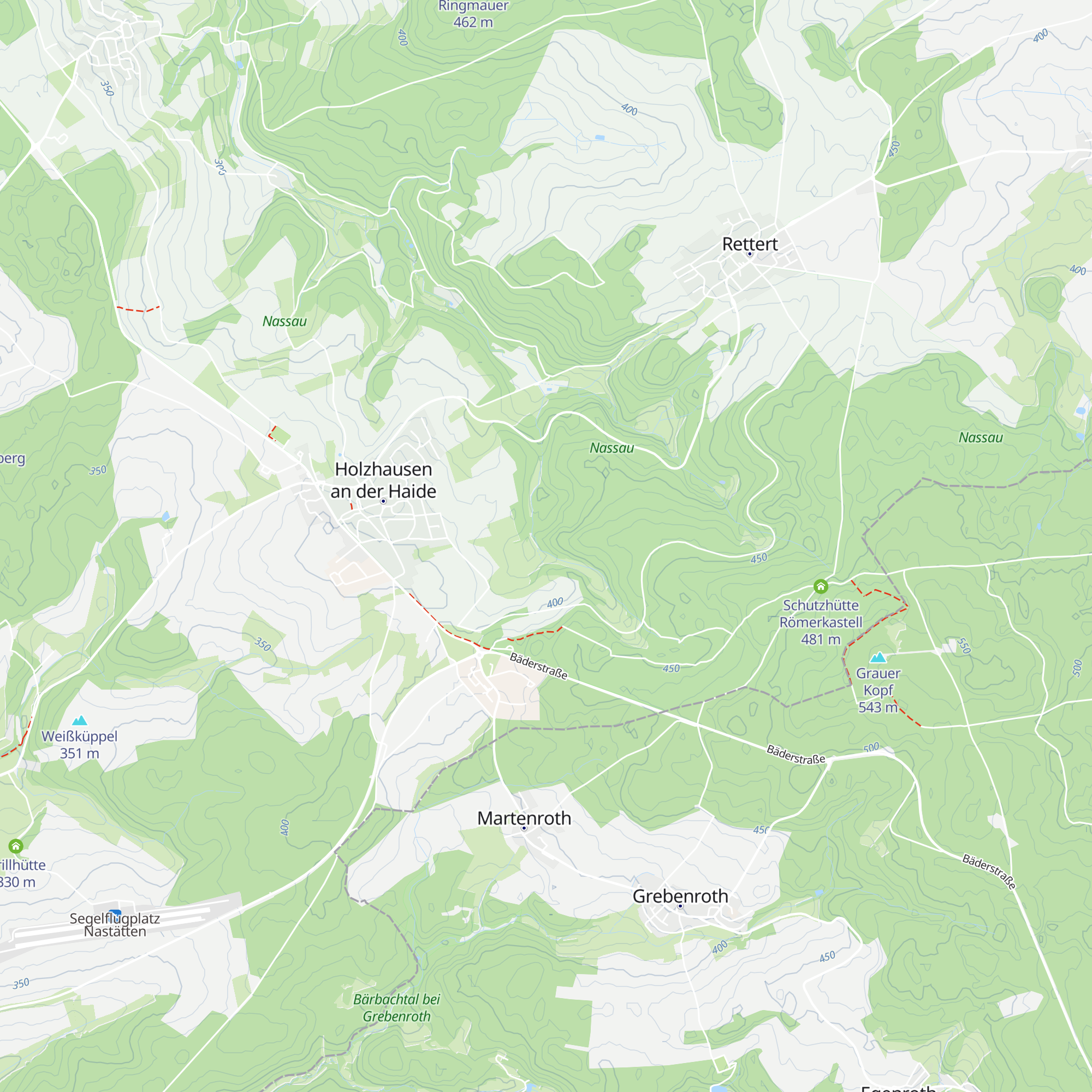 Grillhütte Holzhausen map