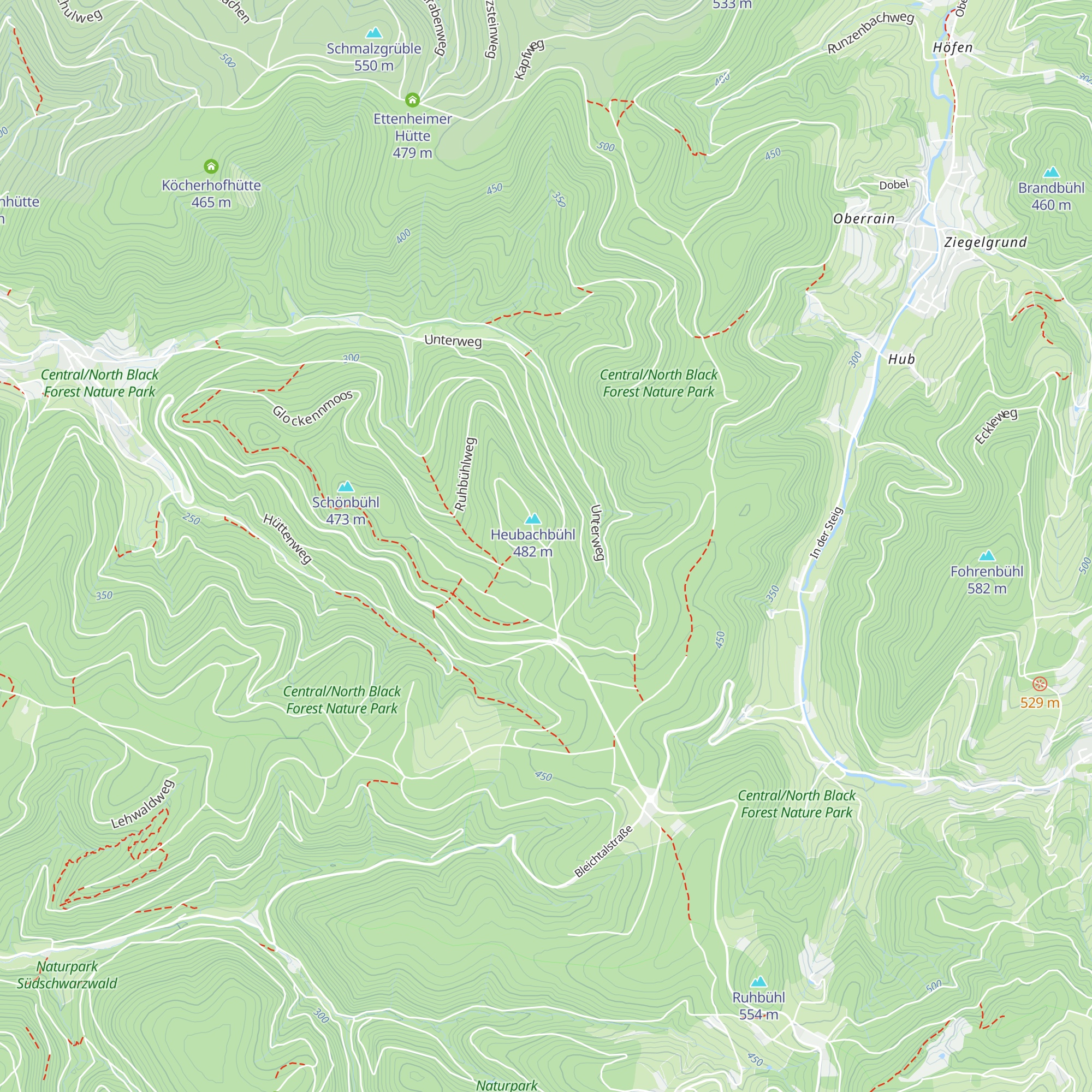 Grafenhausener Hütte map