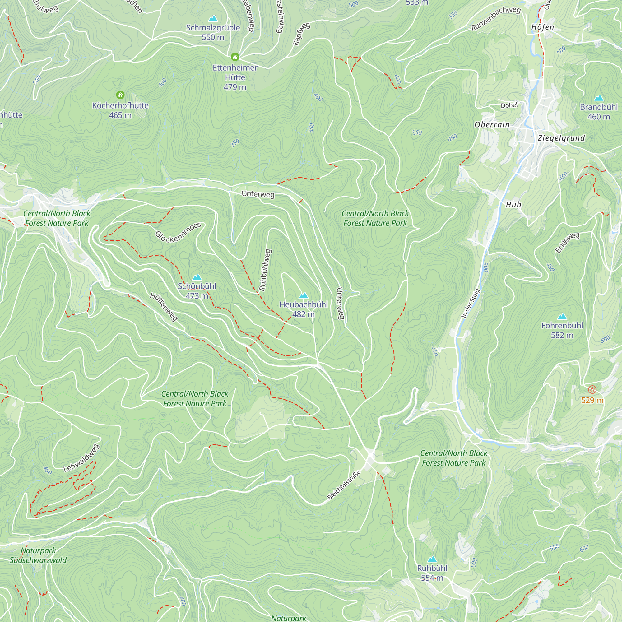 Grafenhausener Hütte map