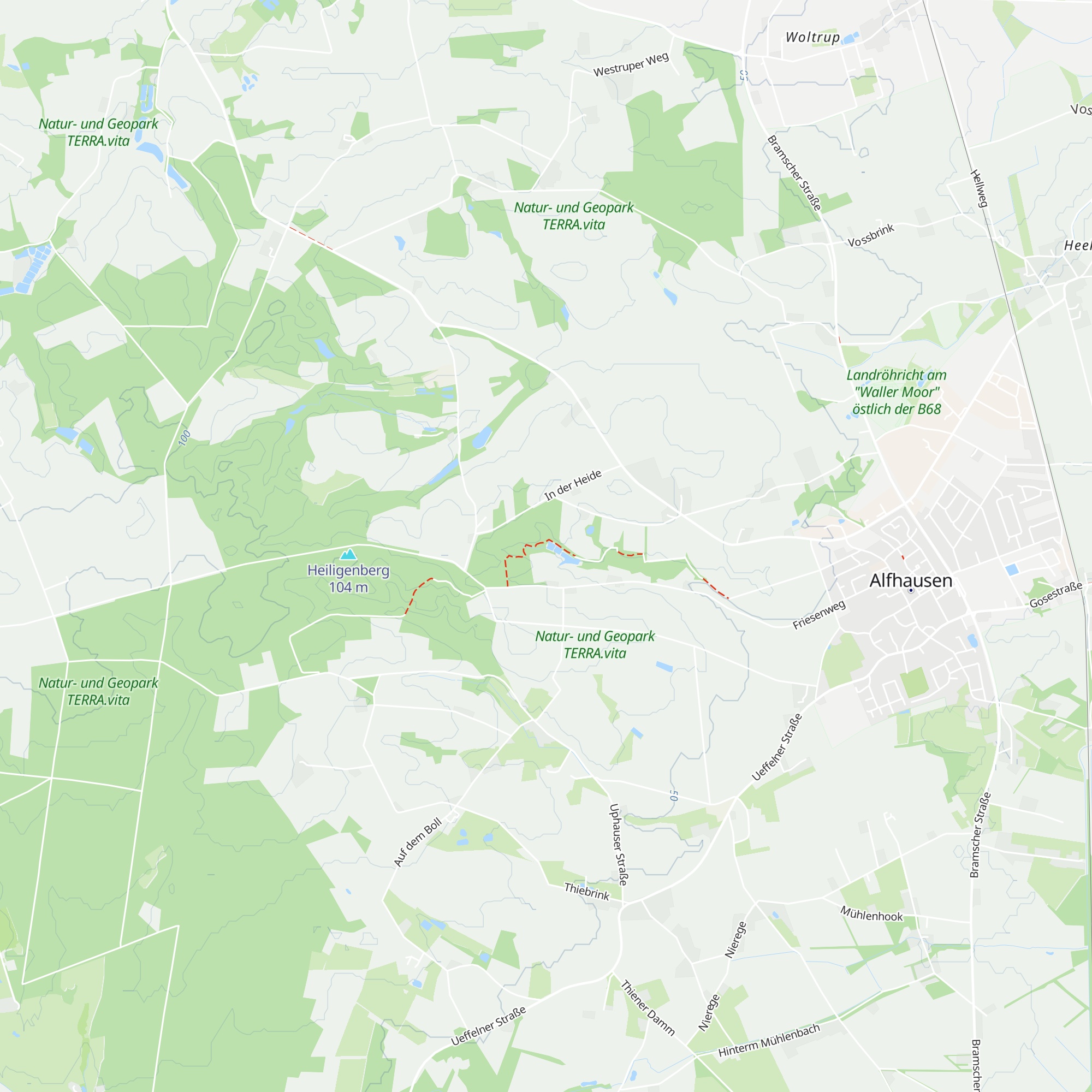Schutzhütte Waldsee map