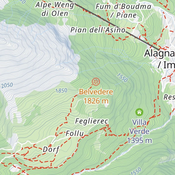 Map of Stazione di seggiovia dismessa