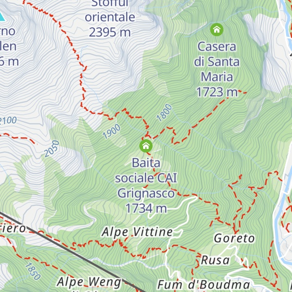 Map of Baita sociale CAI Grignasco