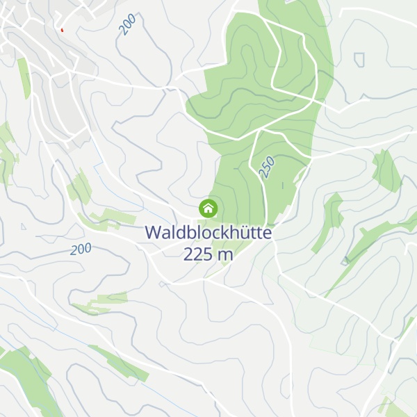 Map of Waldblockhütte