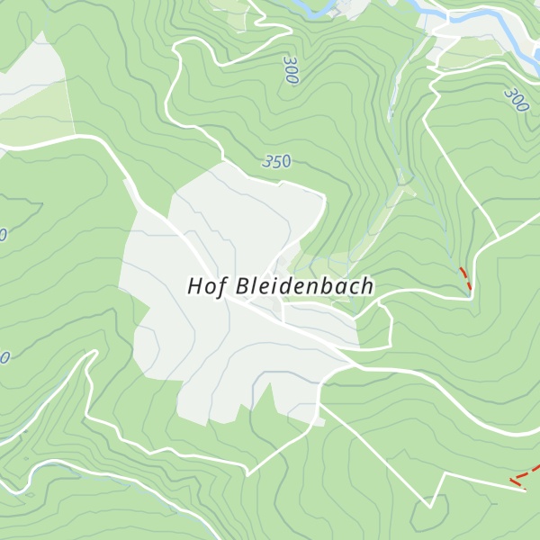 Map of Schutzhütte Hof Bleidenbach