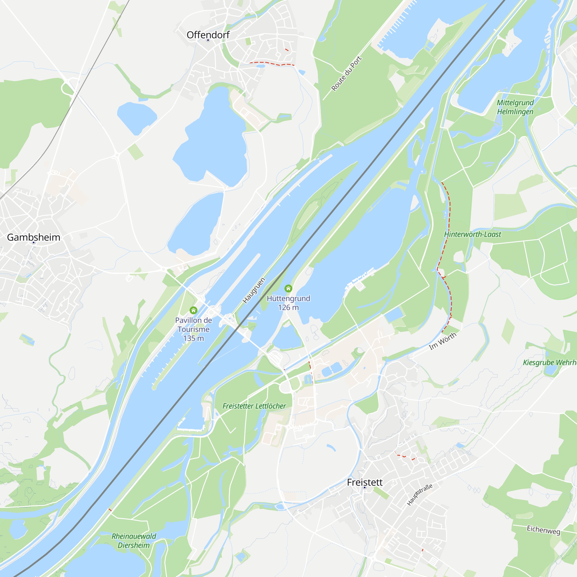 Hüttengrund map