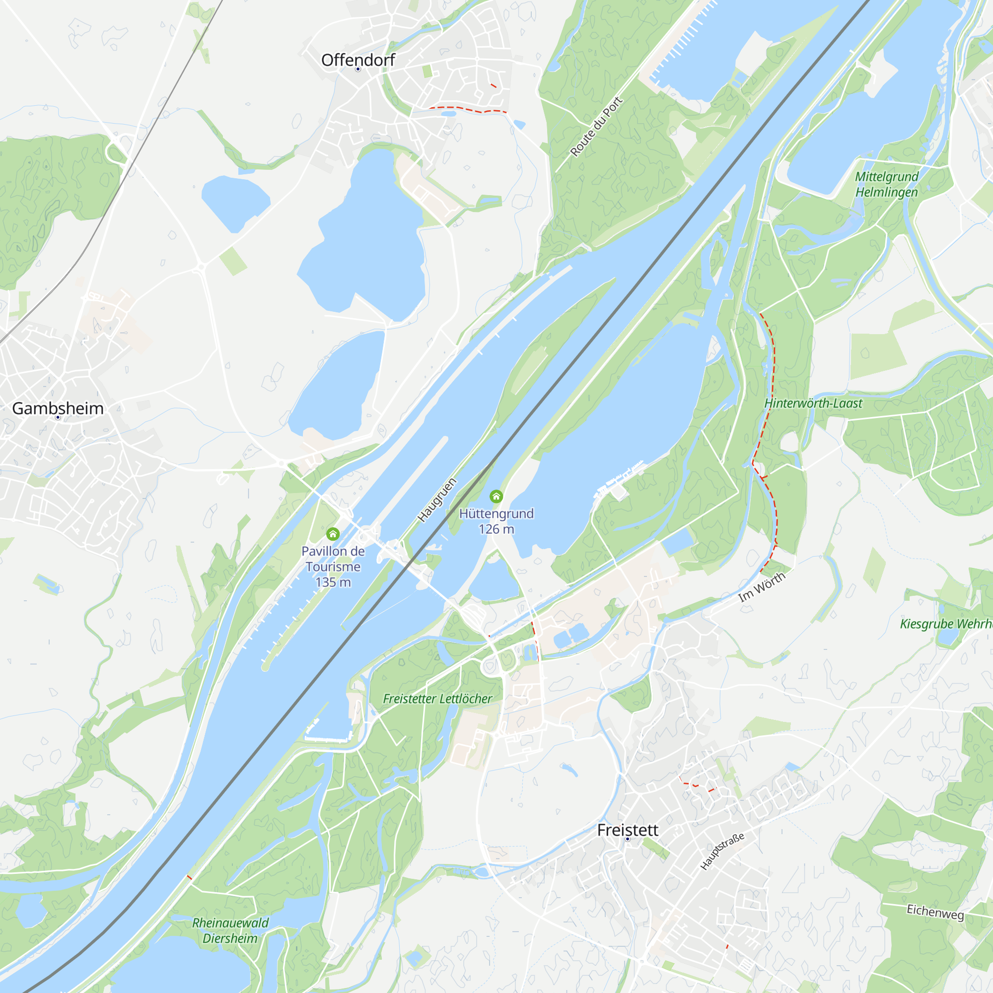 Hüttengrund map