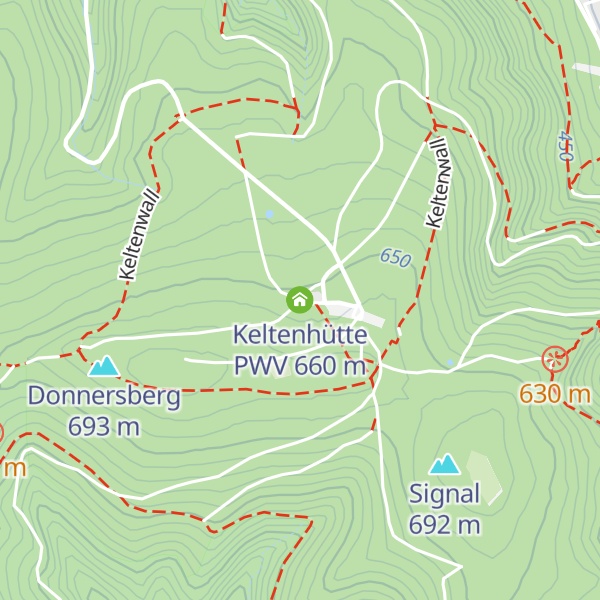 Map of Keltenhütte PWV