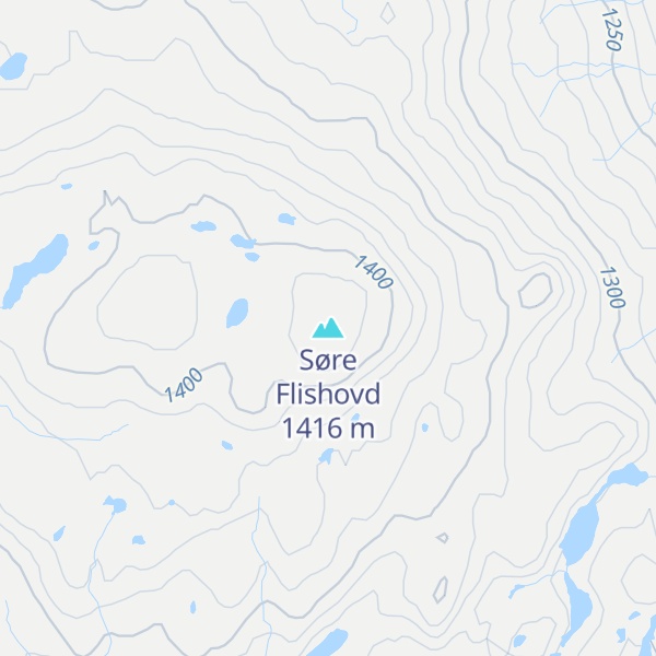 Map of Søre Flishovd