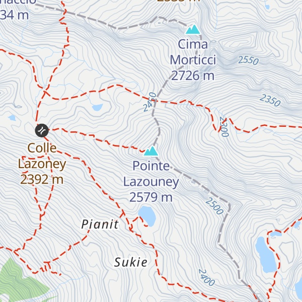 Map of Pointe Lazouney