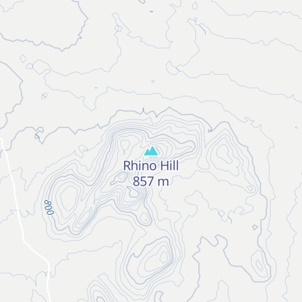 Map of Rhino Hill