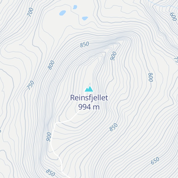 Map of Reinsfjellet