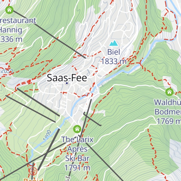 Map of La Gorge Zer Schlucht