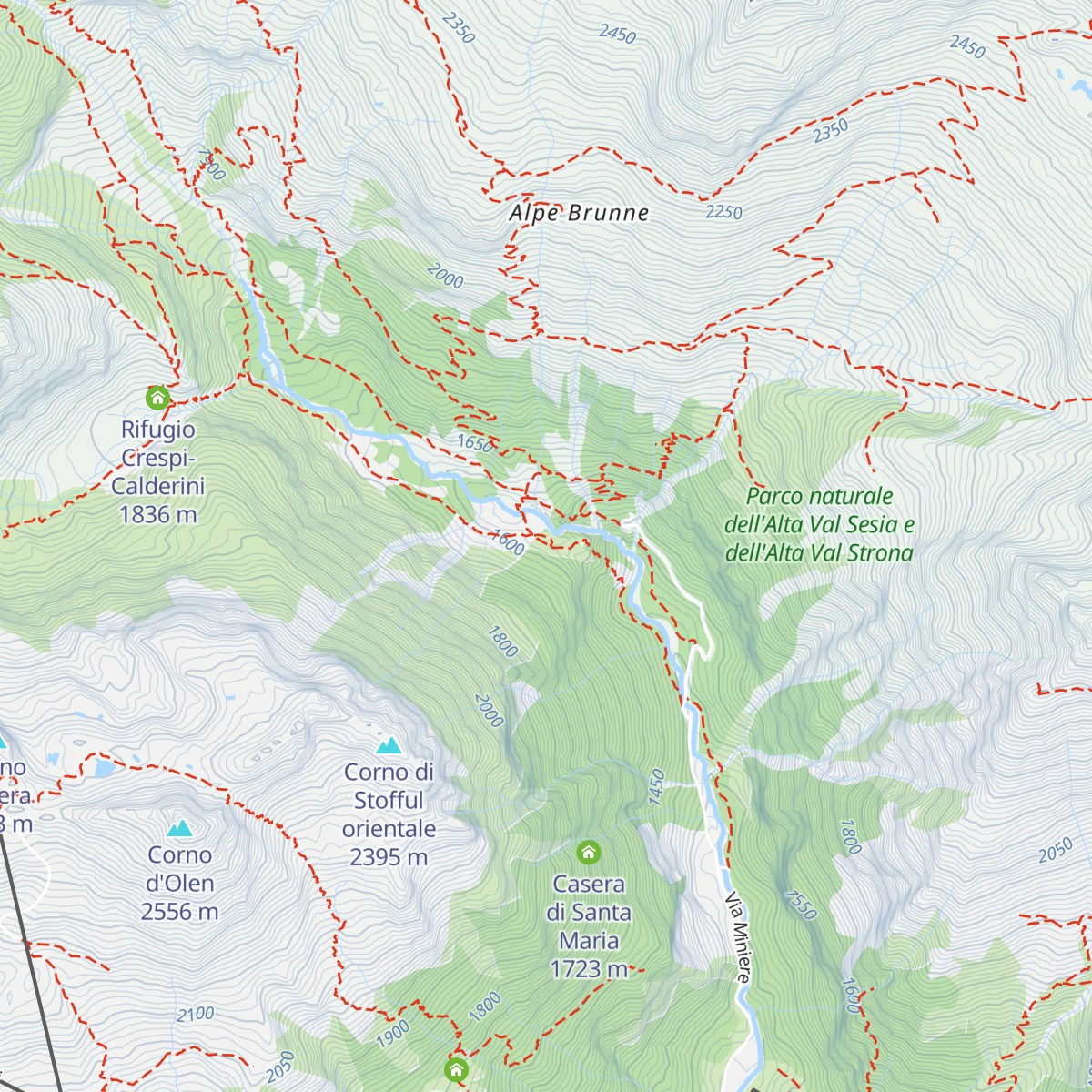 Rifugio Pastore map