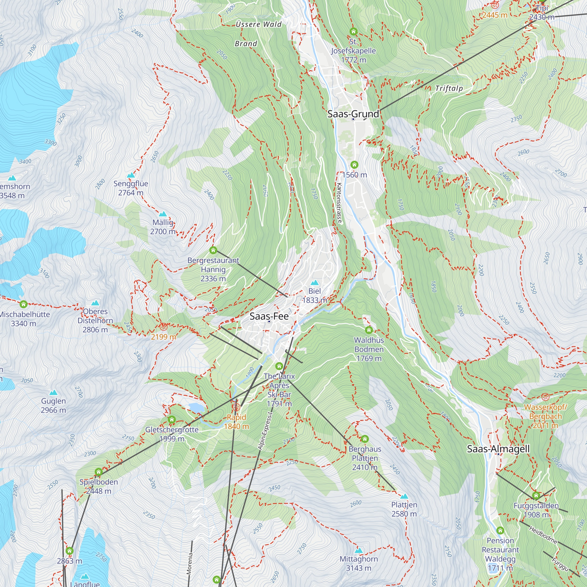 Essstube map
