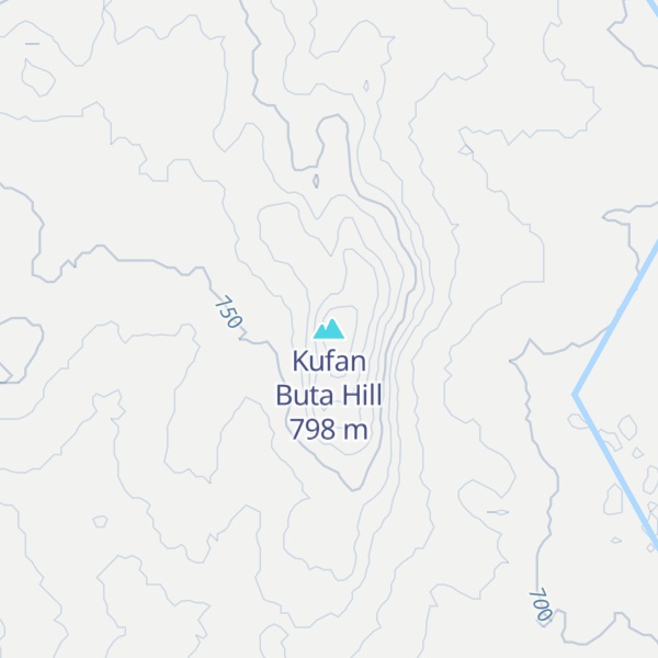 Map of Kufan Buta Hill