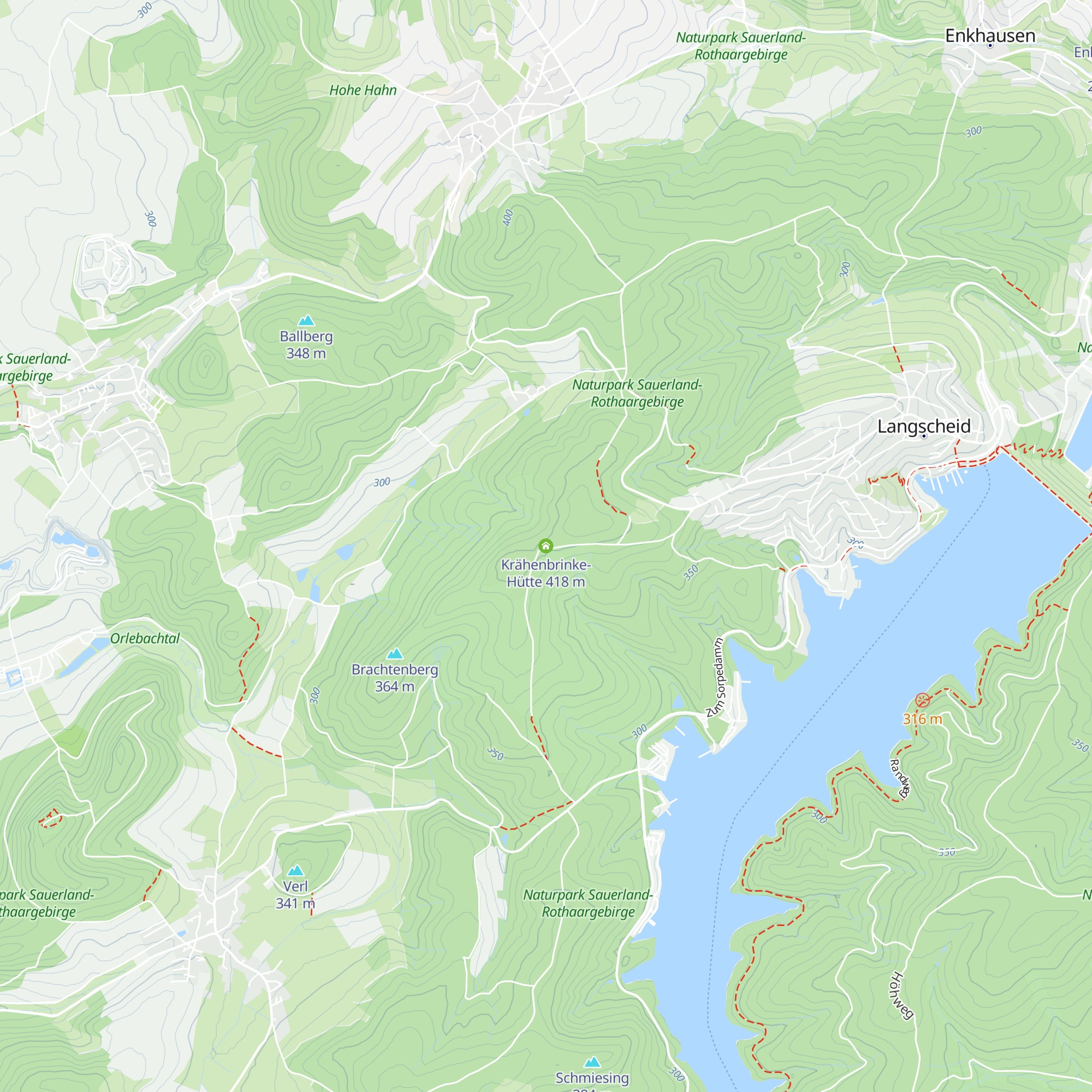 Krähenbrinke-Hütte map