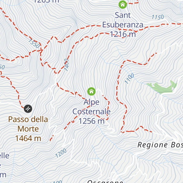 Map of Alpe Costernale