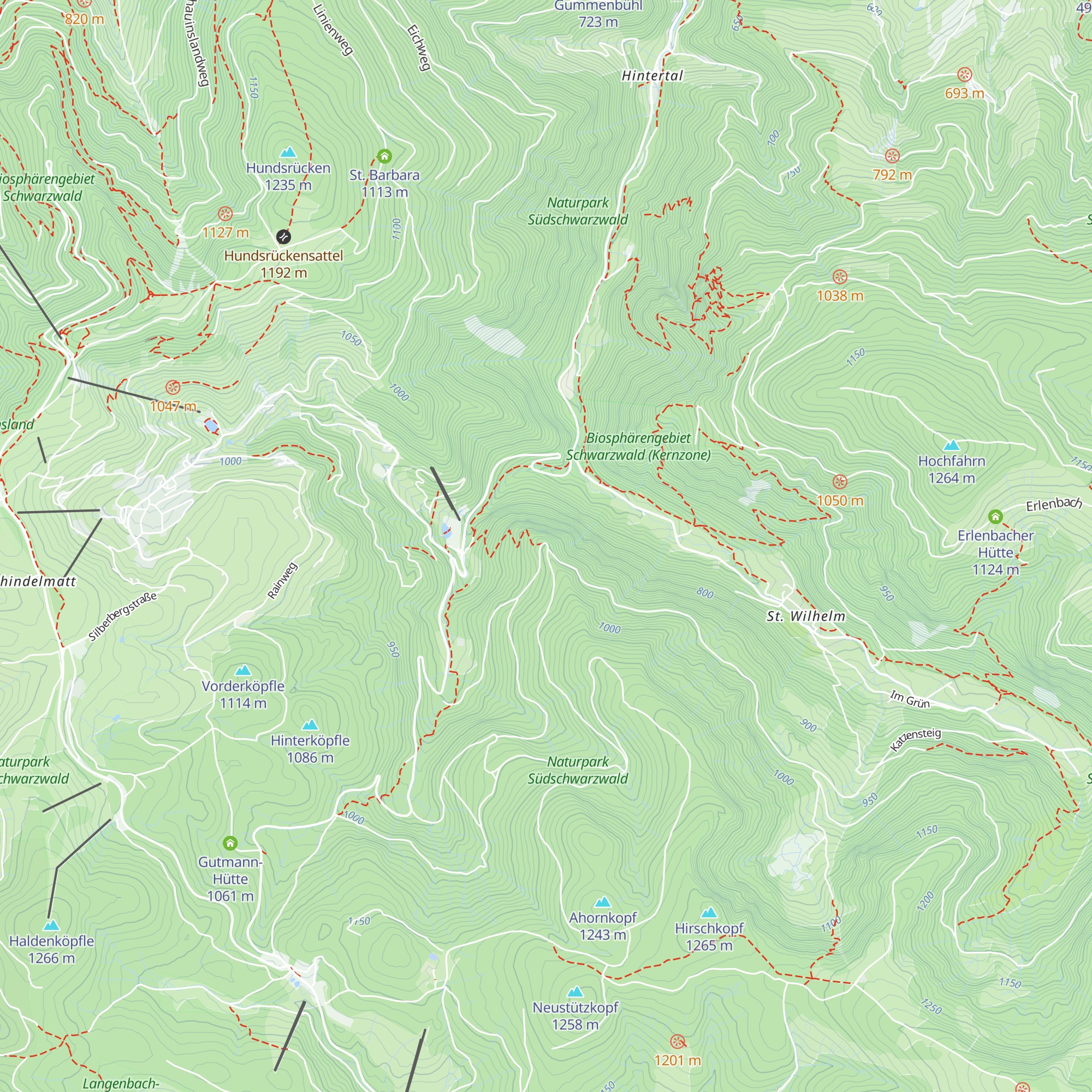 Behaghelhütte map