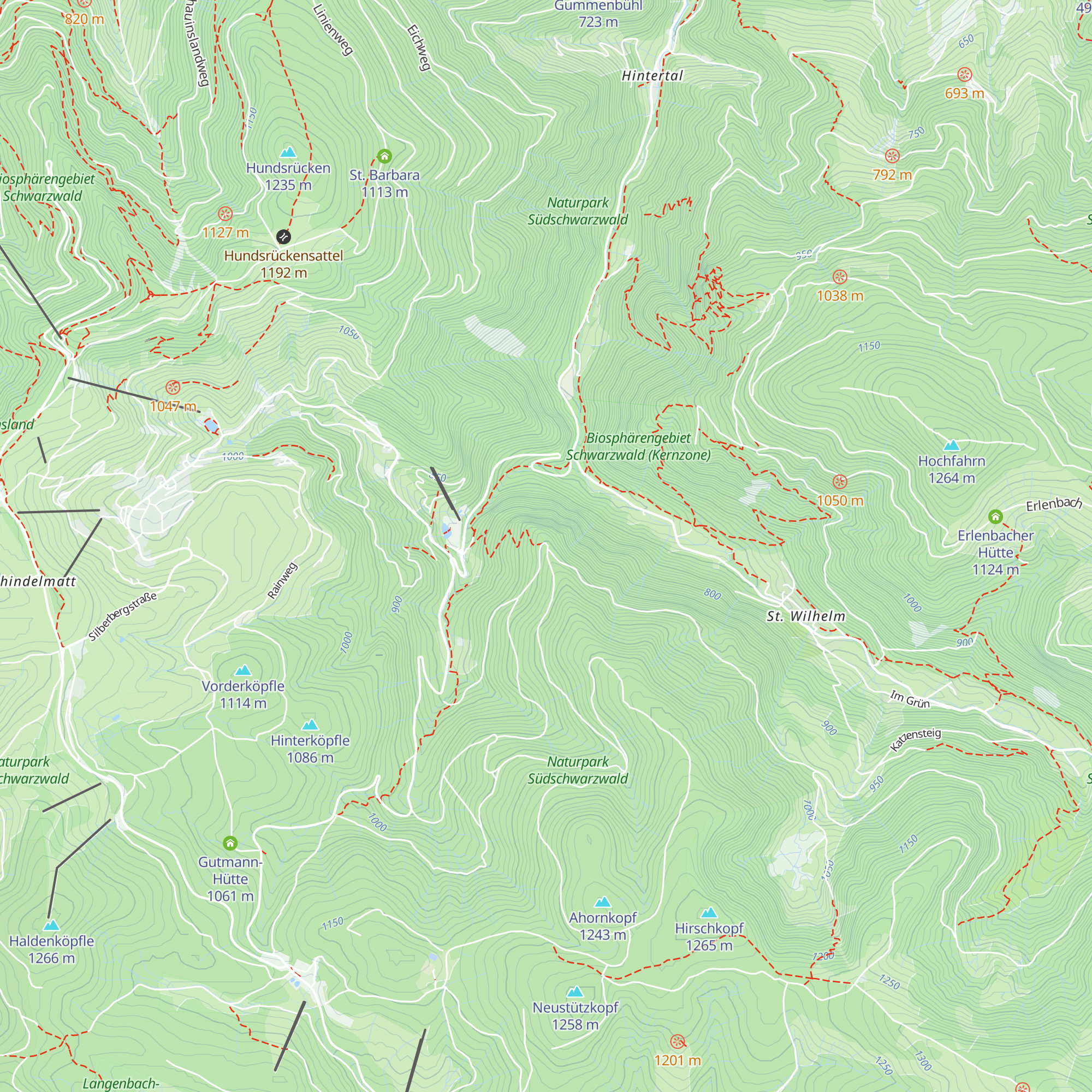 Behaghelhütte map