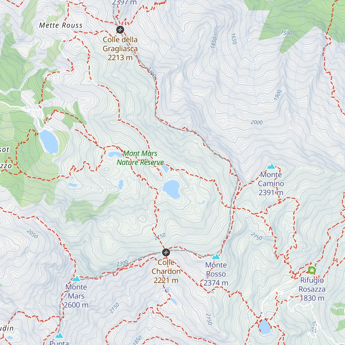 Rifugio Barma map