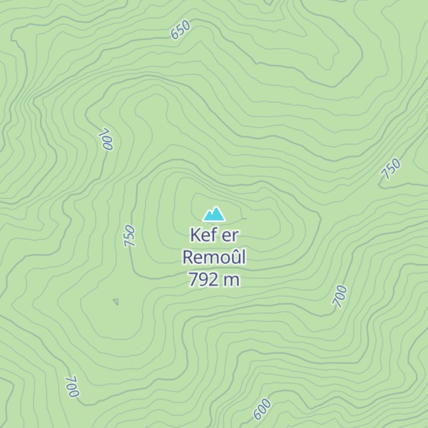 Map of Kef er Remoûl