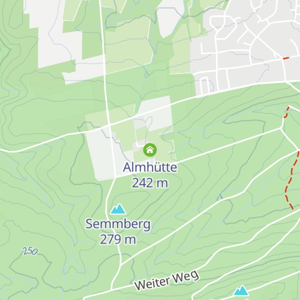 Map of Almhütte