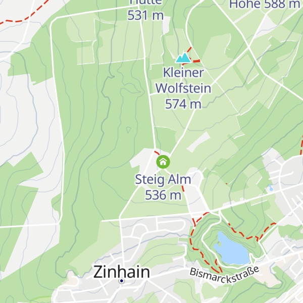 Map of Manni´s Hütten Stadl