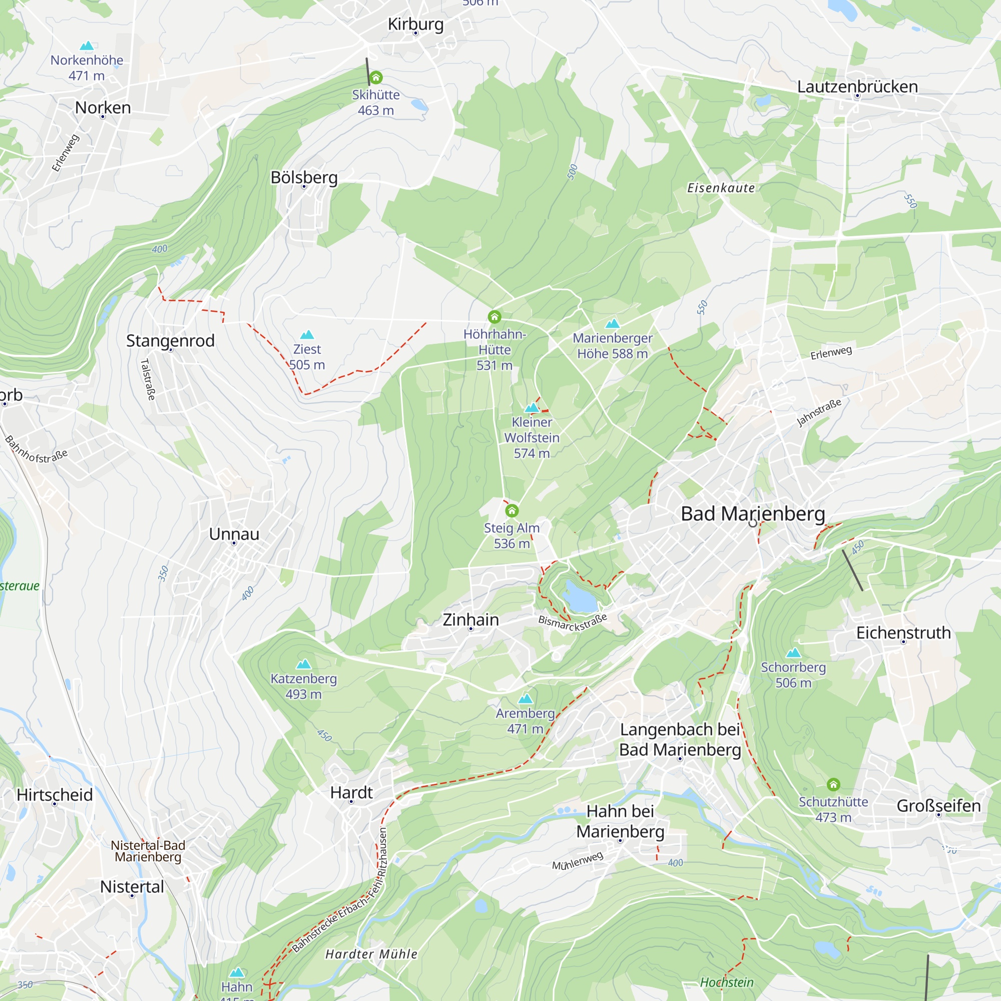 Manni´s Hütten Stadl map
