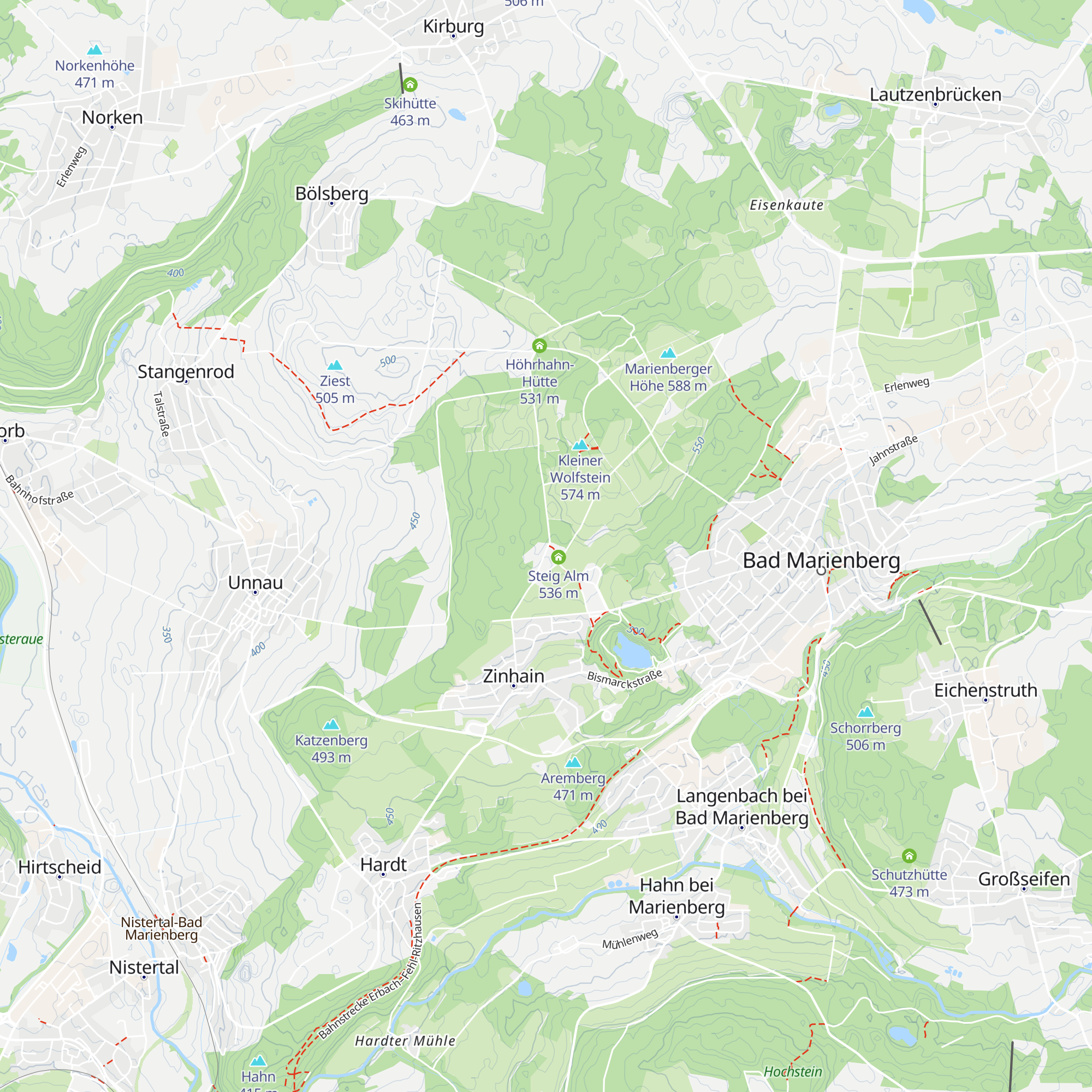 Manni´s Hütten Stadl map