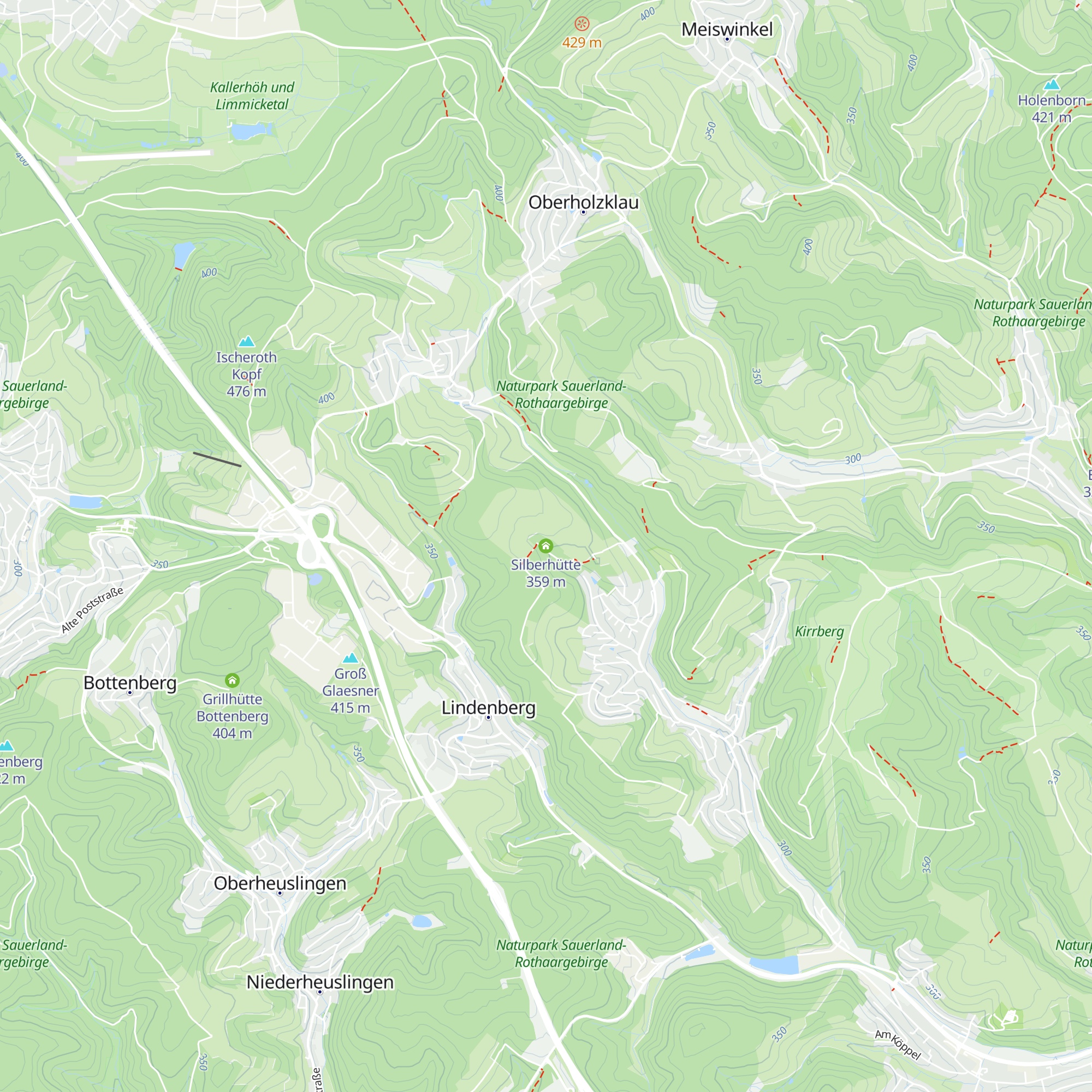 Silberhütte map