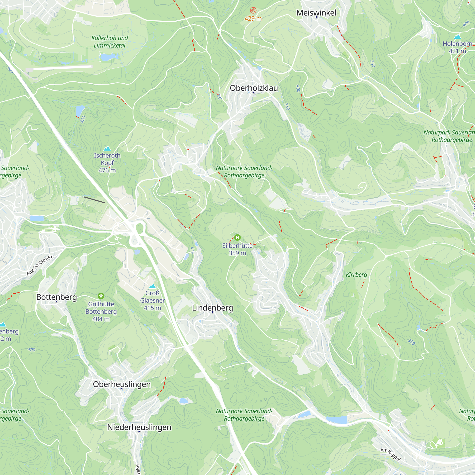 Silberhütte map