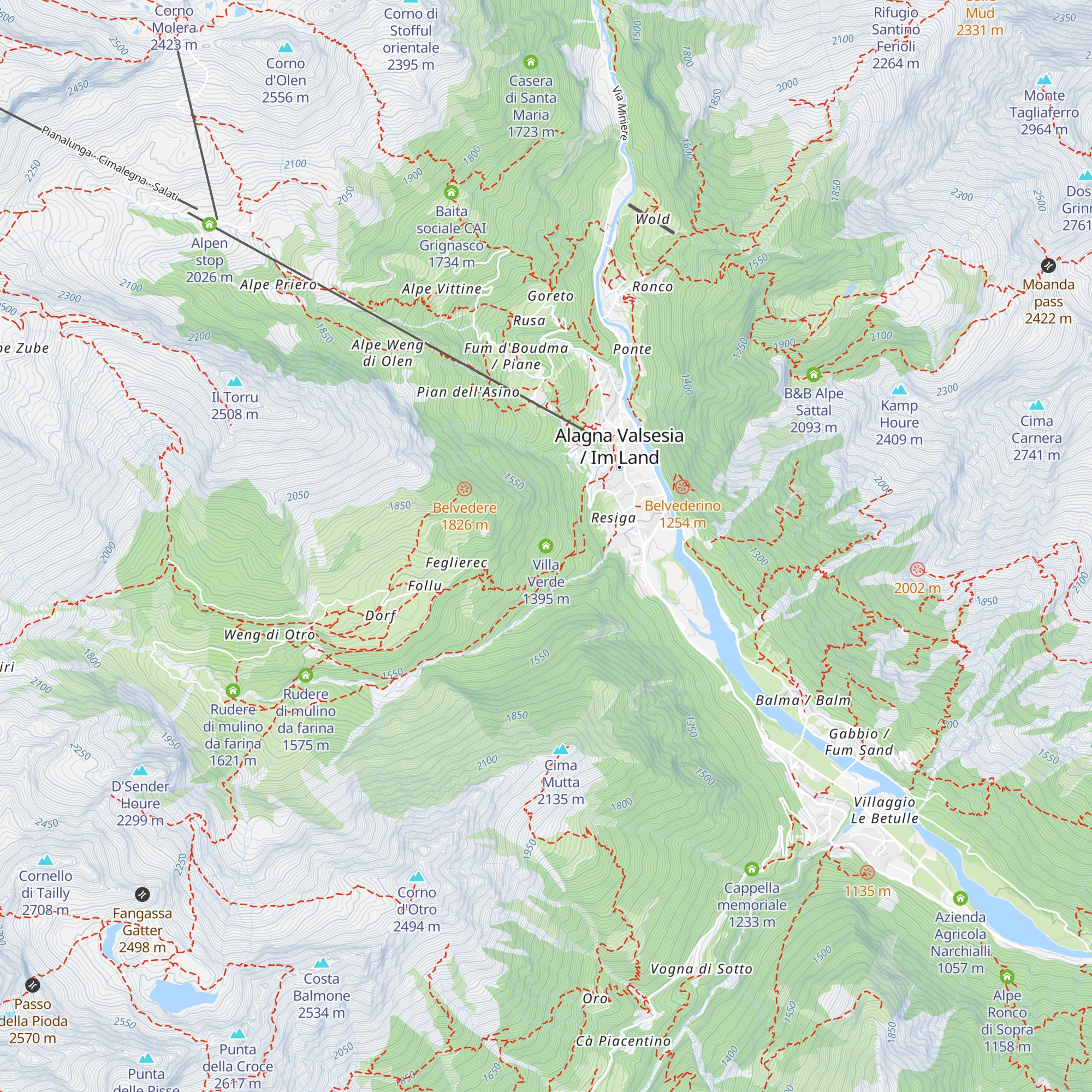 Villa Verde map