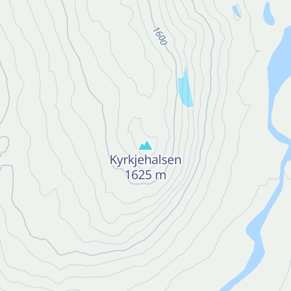 Map of Kyrkjehalsen