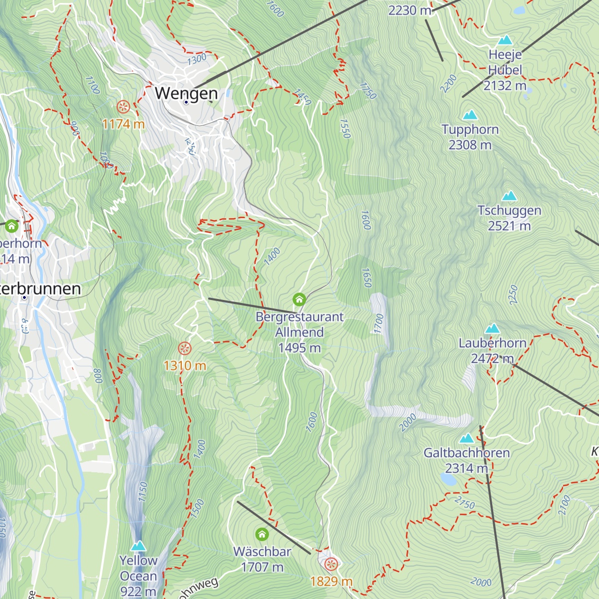 Bergrestaurant Allmend map