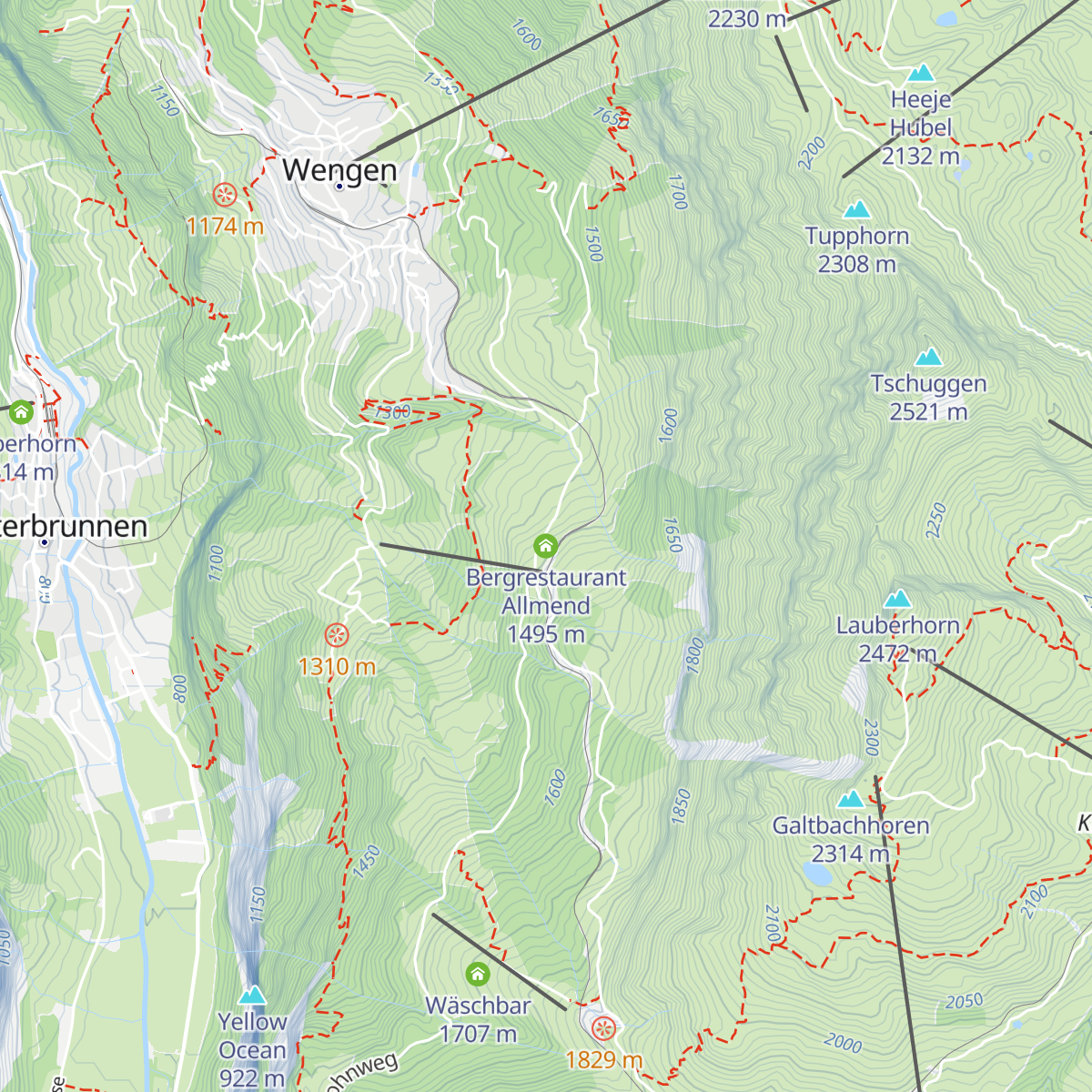 Bergrestaurant Allmend map