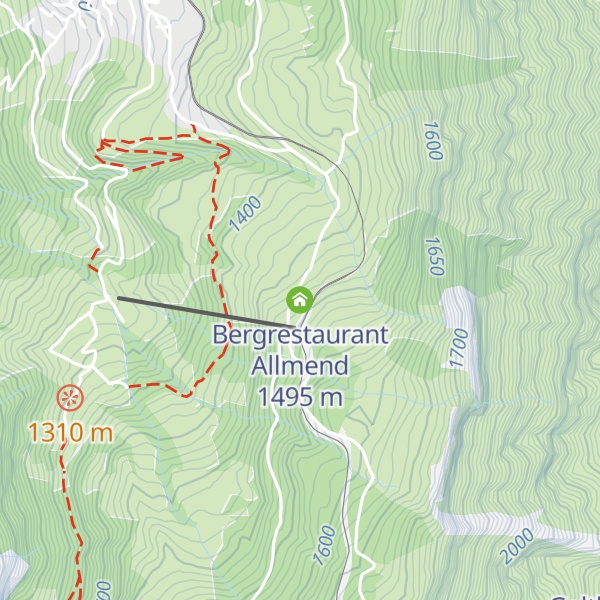 Map of Bergrestaurant Allmend