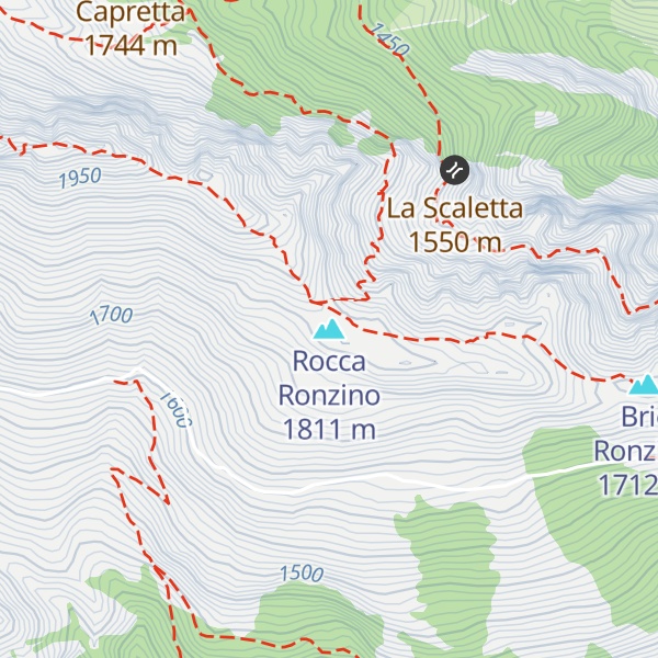 Map of Rocca Ronzino