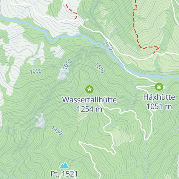 Map of Wasserfallhütte