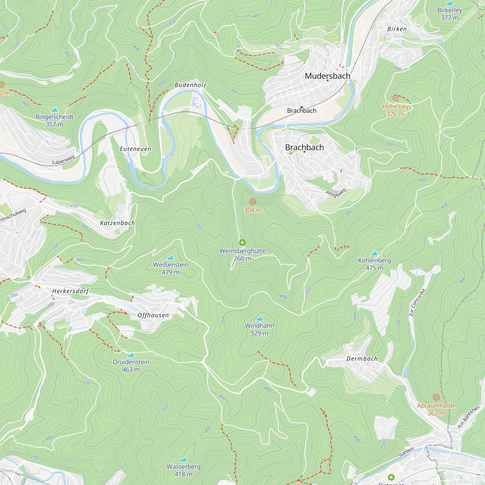 Wernsberghütte map