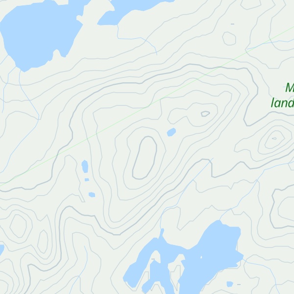 Map of Tjønndalsnutan