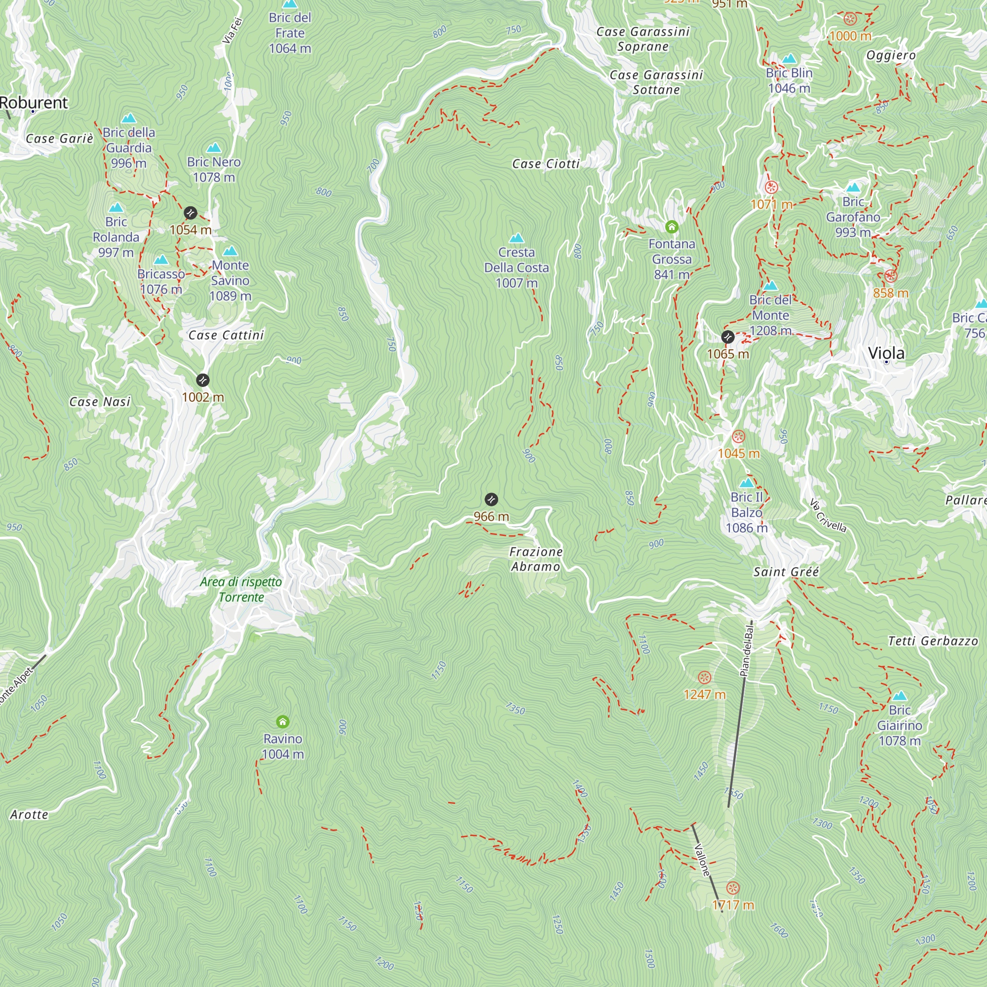Cascina della Cioca map