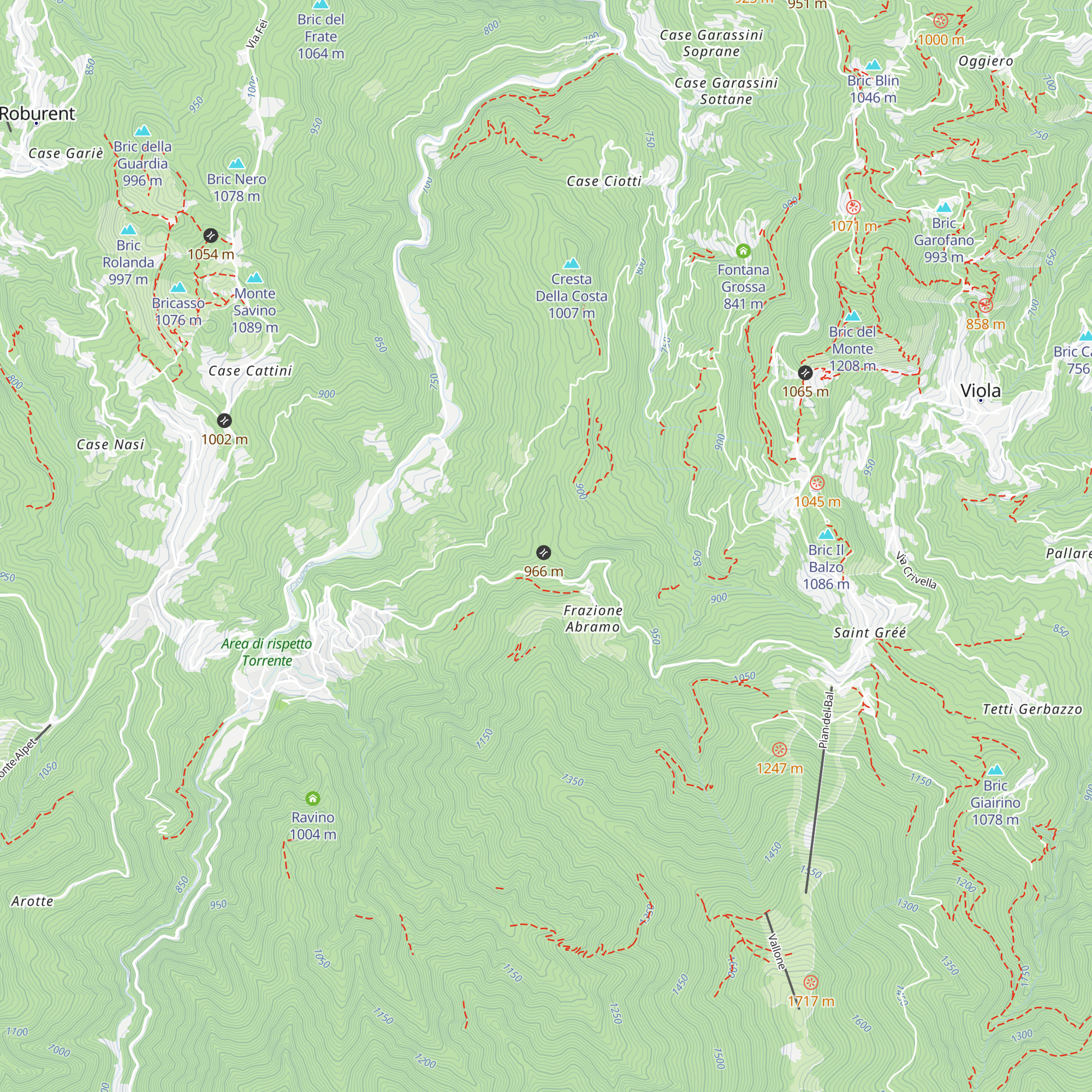 Cascina della Cioca map